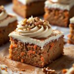 Carrot Cake Bars with Cream Cheese Frosting – Easy, Moist & Irresistible 5 Moist carrot cake bars with cream cheese frosting