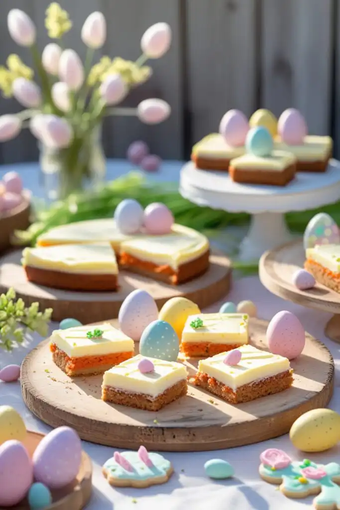 10 Easy Easter Dessert Recipes on a Spring Table