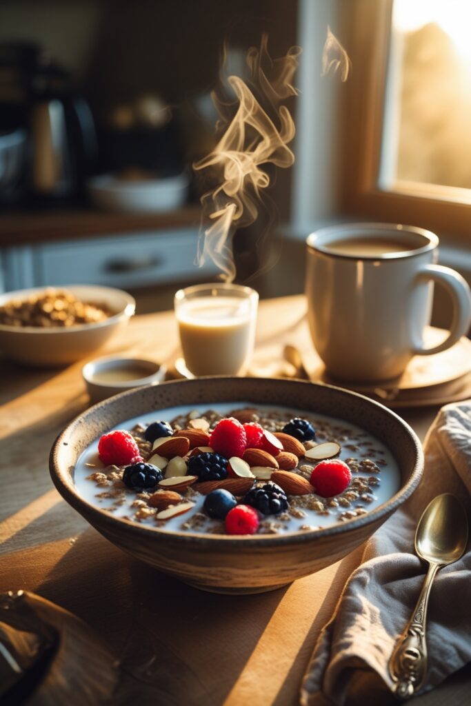 Breakfast Cereal Kashi: The Wholesome Morning Staple You Need 9 breakfast cereal Kashi in a rustic bowl with coffee
