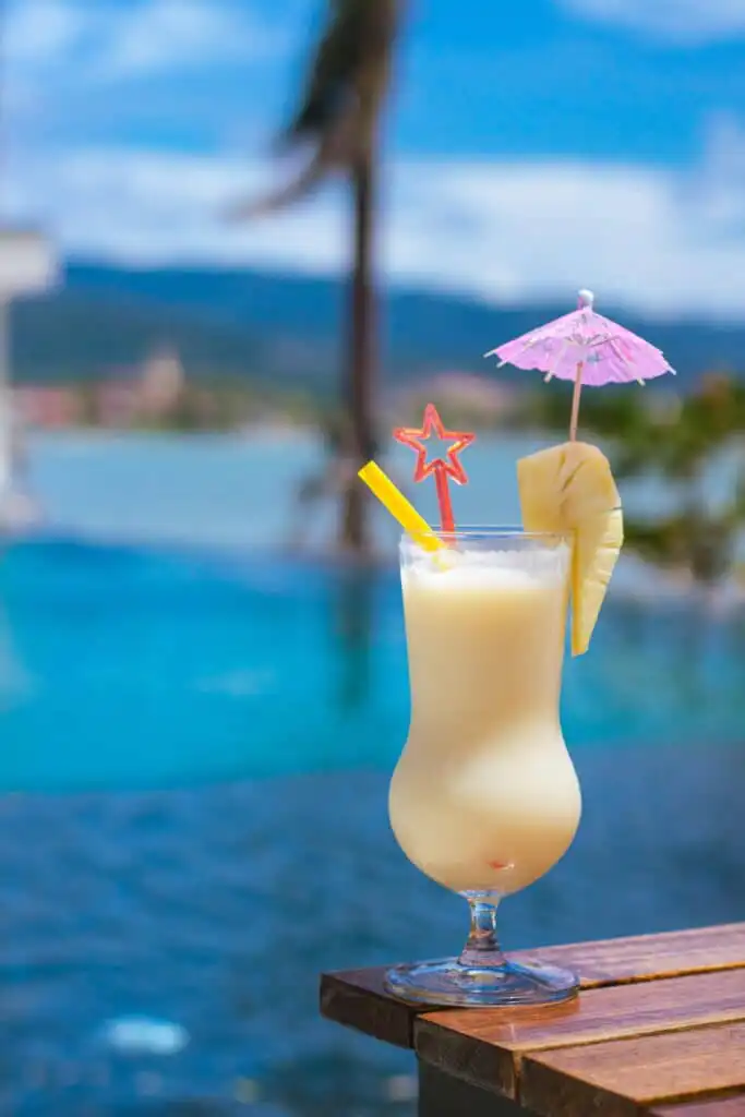 serving virgin pina colada recipe