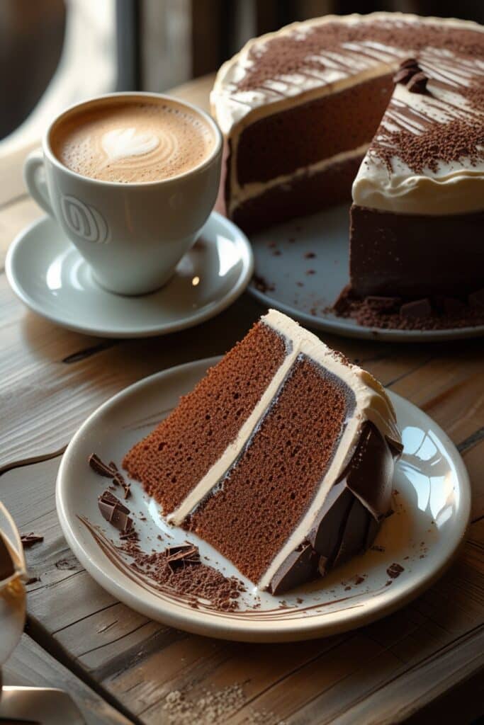 Cappuccino and Cake: A Perfect Match for Coffee Lovers 5 Mixing cake batter for cappuccino cake