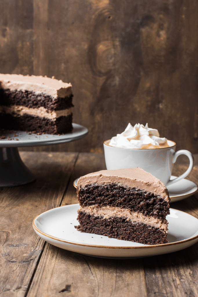 Cappuccino and Cake: A Perfect Match for Coffee Lovers 6 Baking sponge layers