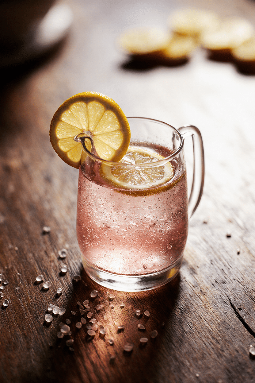 pink salt trick recipe with lemon water