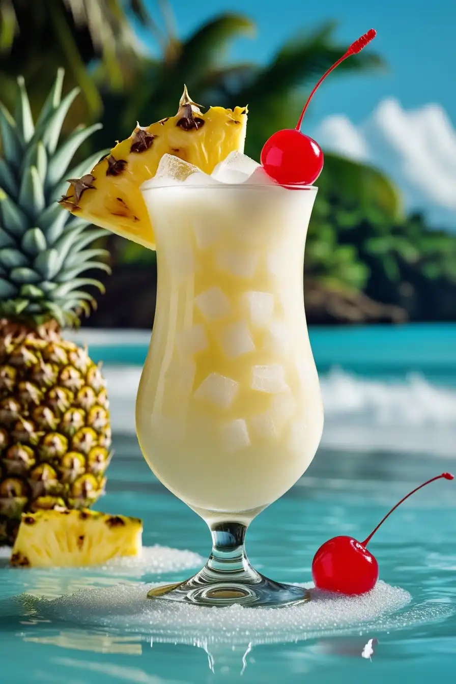 blending virgin pina colada recipe