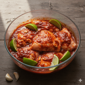 Chipotle Chicken Recipe: A Flavor-Packed Dinner You’ll Love 2 chipotle chicken recipe served with rice and lime