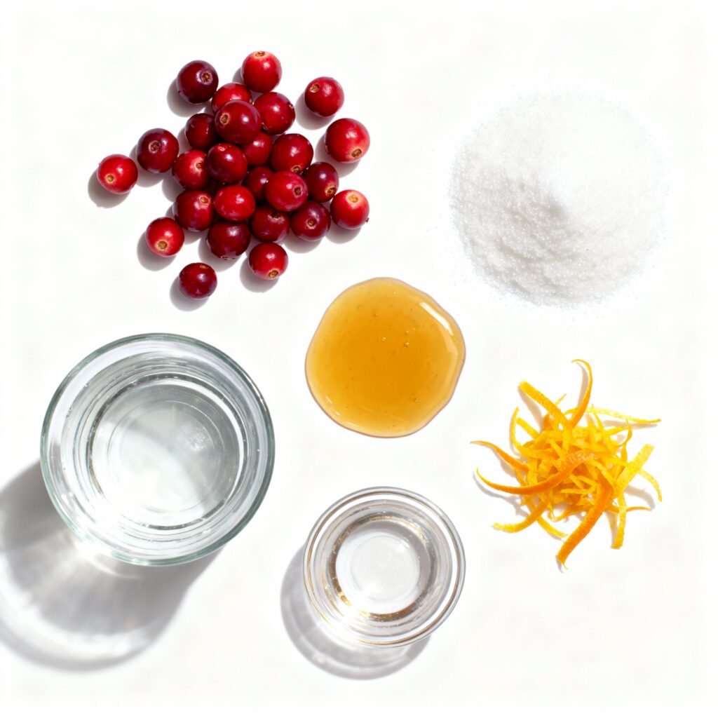 Canned cranberry sauce ingredients