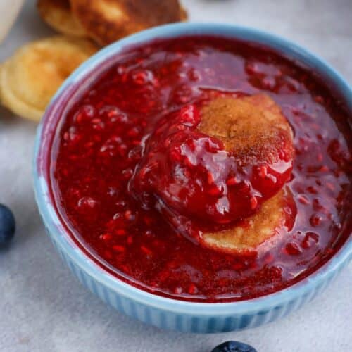 Canned cranberry sauce recipe card