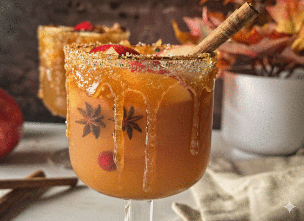 glass-of-spiced-apple-cider-sangria-with-cinnamon-sugar-rim