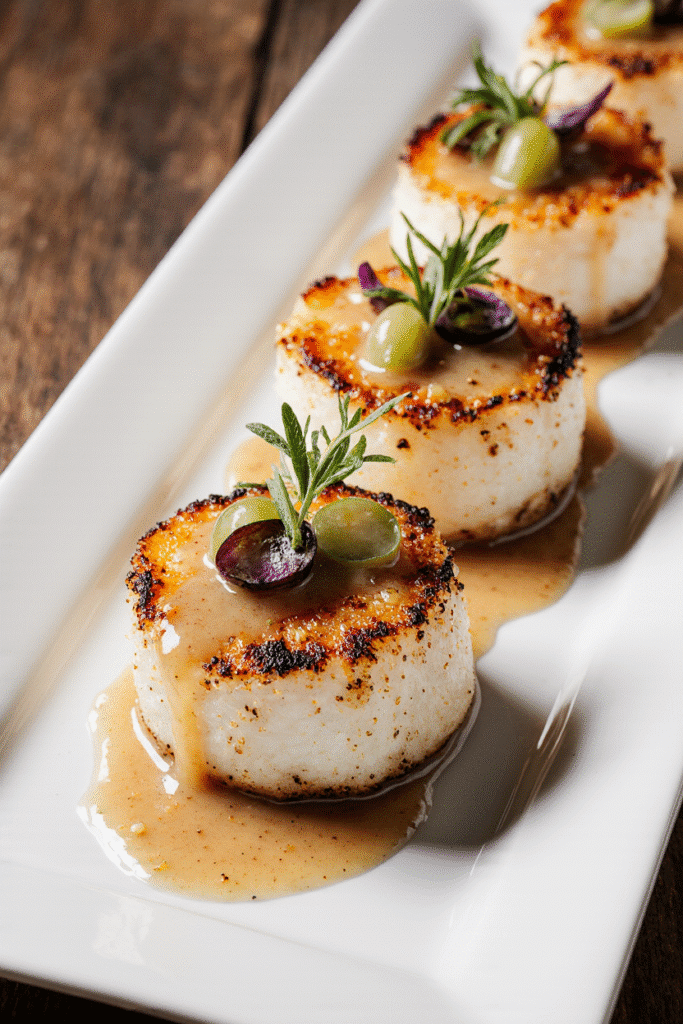 Ingredients for Gourmet Plant-Based Scallops with King Oyster Mushrooms