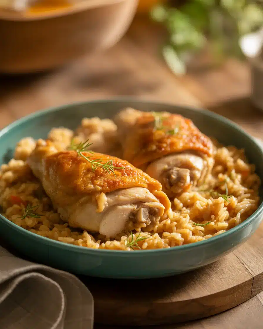 Smothered Chicken and Rice A Cozy Winter Comfort Food