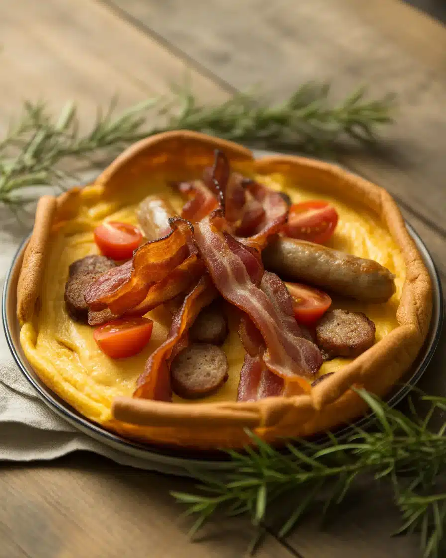 Cheddar Bacon Dutch Baby: A Deliciously Hearty Brunch Treat
