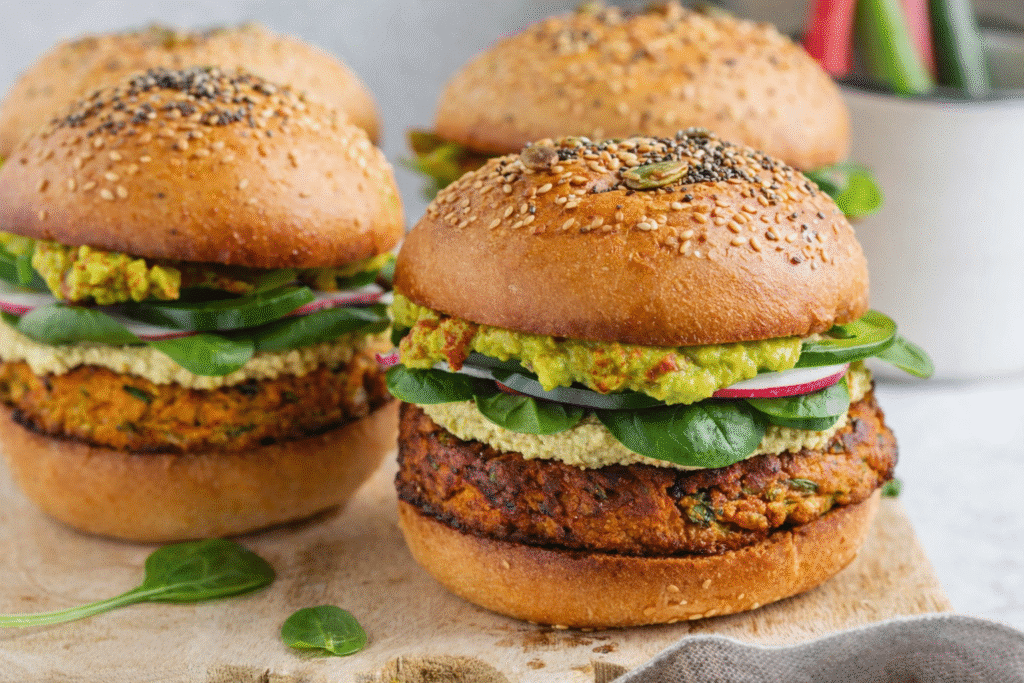 Crispy Sweet Potato and Red Lentil Patties
