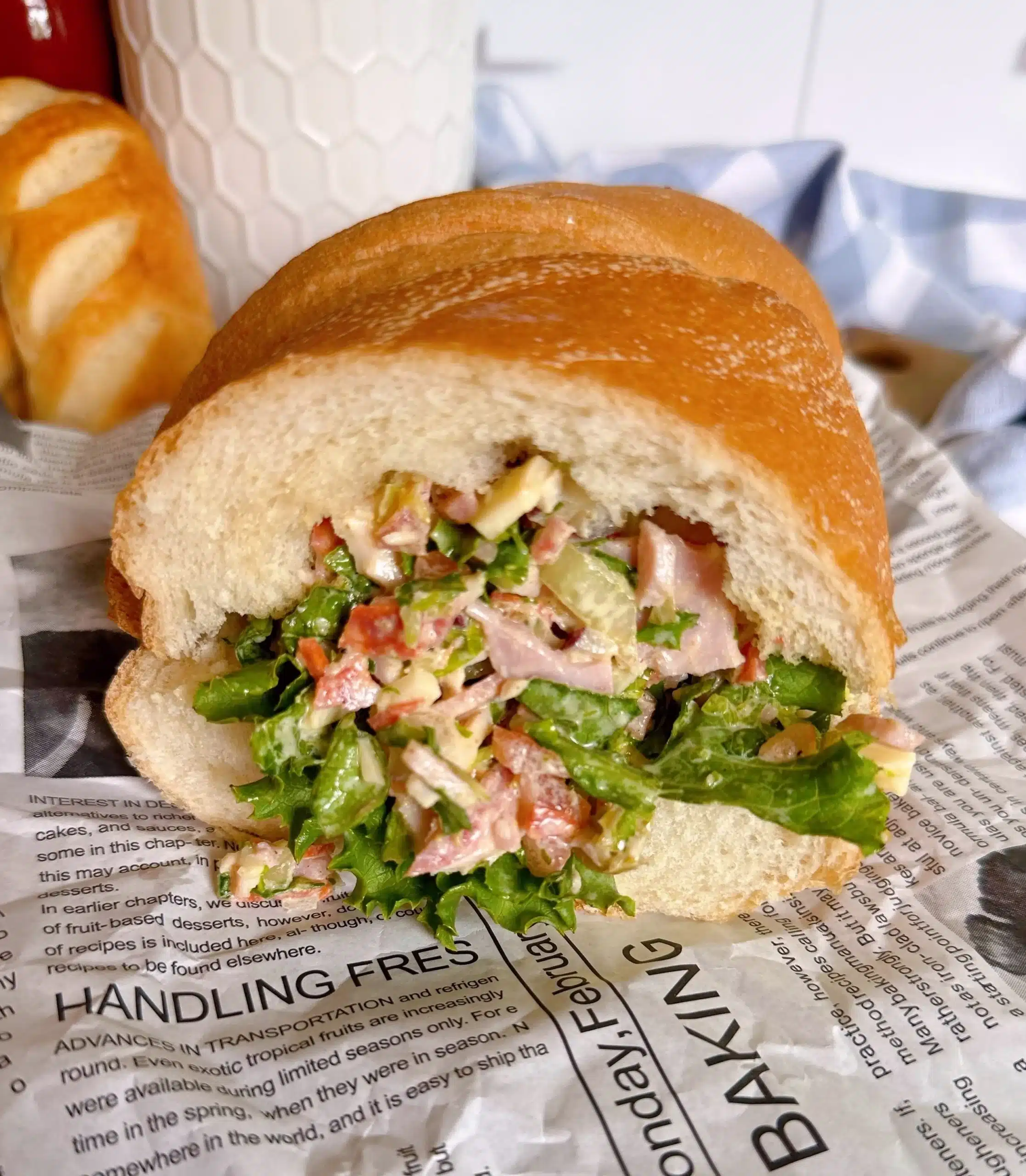Chopped Italian Grinder Sandwich Recipe 1 Delicious Chopped Italian Grinder Sandwich served with fresh ingredients