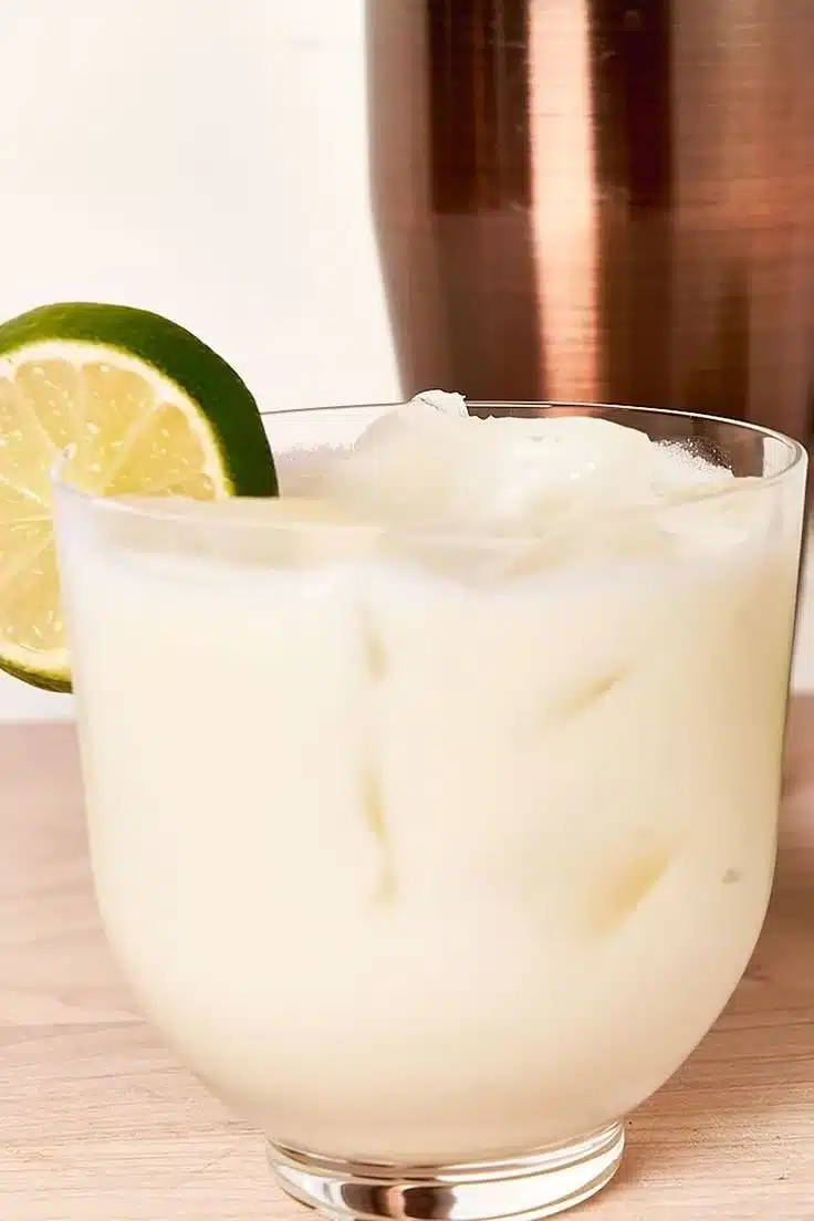 Coconut Rum Brazilian Lemonade 1 Coconut Rum Brazilian Lemonade in a refreshing tropical setting