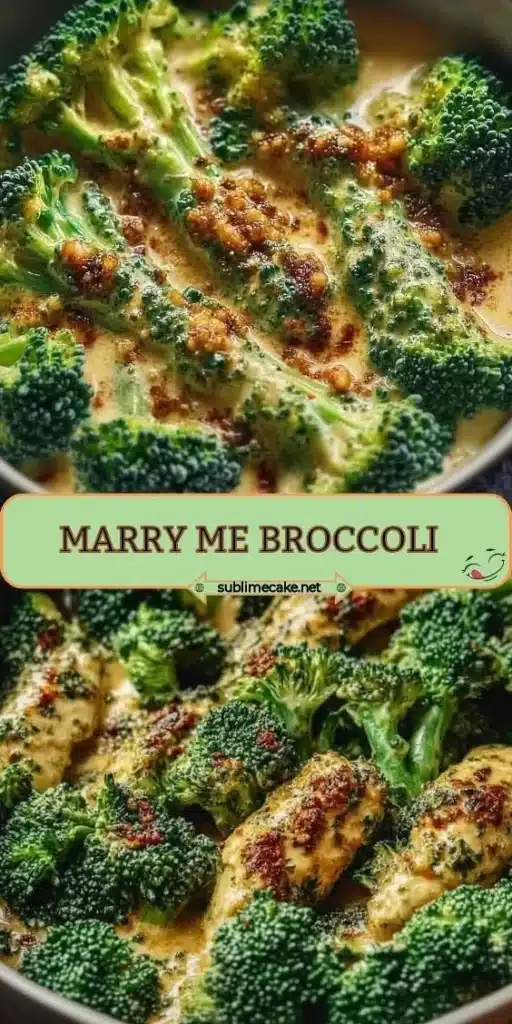 Delicious plate of Marry Me Broccoli, a healthy and flavorful dish