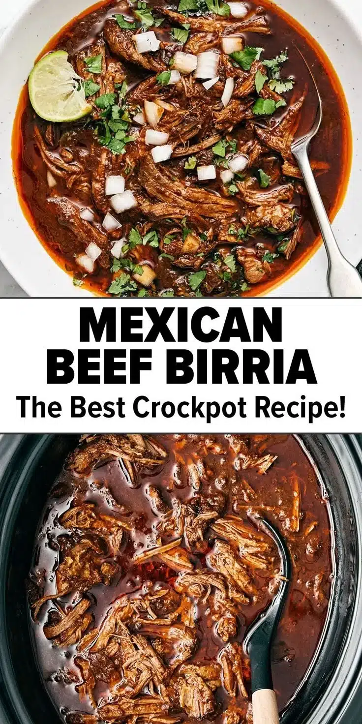 Delicious plate of Mexican Beef Birria served with tortillas and consome
