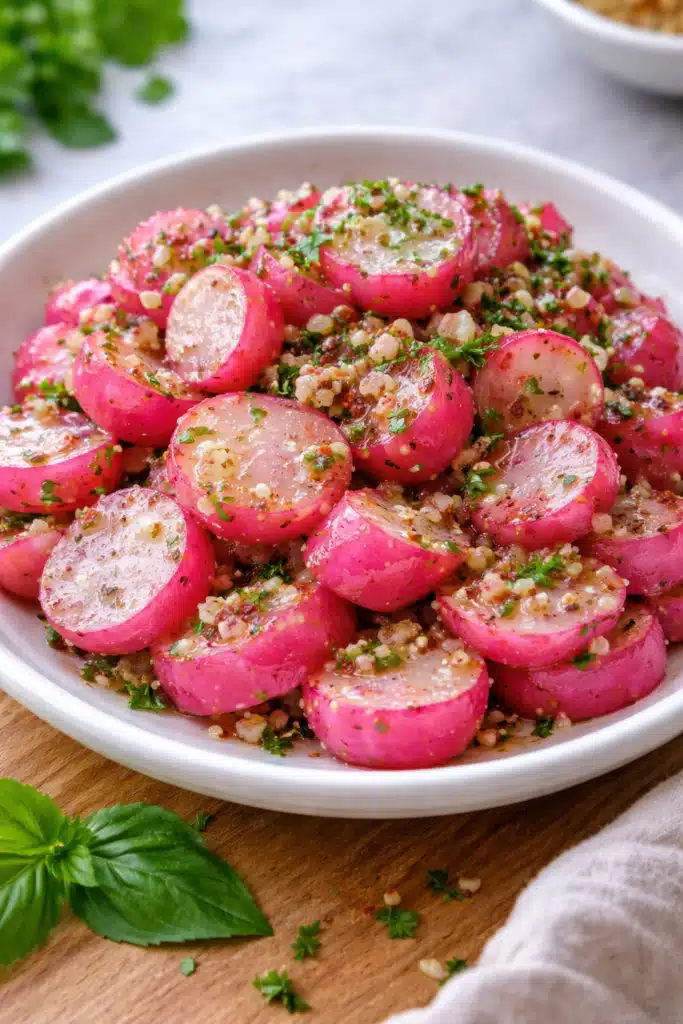 Delicious Radishes with Butter and Salt 3 Delicious Radishes with Butter and Salt 1