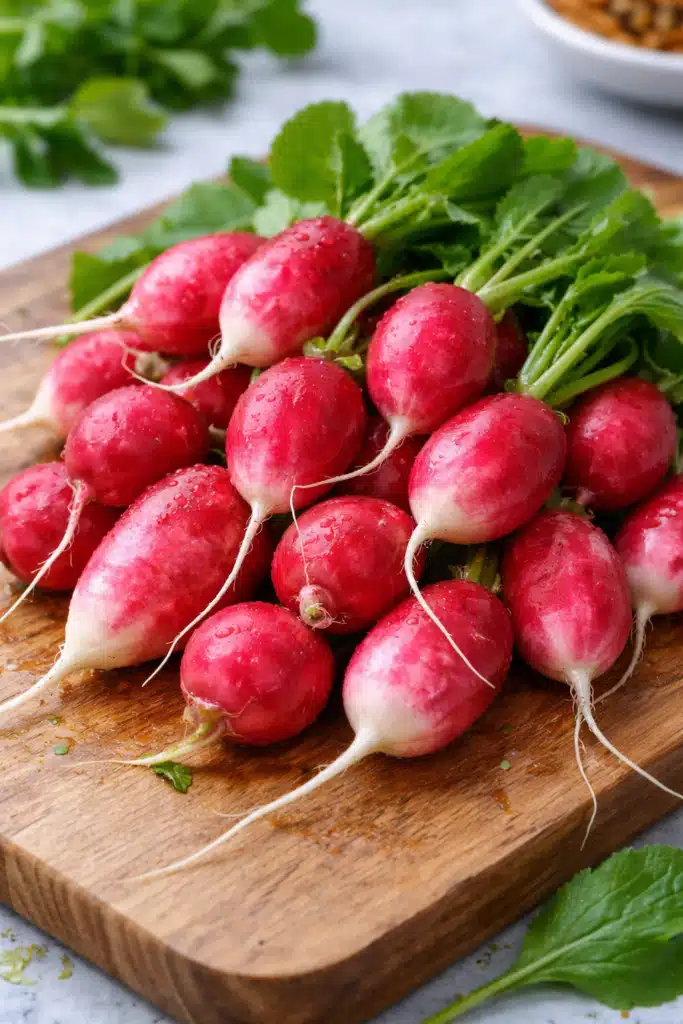 Delicious Radishes with Butter and Salt 4 Delicious Radishes with Butter and Salt