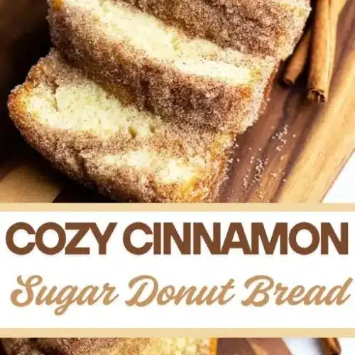 Cinnamon Sugar Donut Bread 2 Cinnamon Sugar Donut Bread on a plate, warm and deliciously sweet.