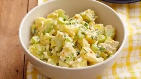 City BBQ Potato Salad Recipe 2 Delicious City BBQ potato salad, a perfect side dish for summer cookouts.