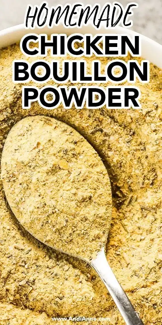 Homemade Bouillon Powder 1 Homemade bouillon powder made from natural ingredients