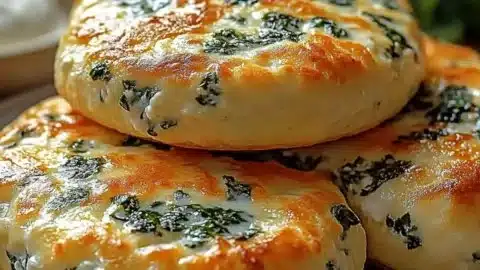 Irresistibly Easy Spinach Cottage Cheese Flagels for Any Meal 2 A plate of delicious spinach cottage cheese flagels ready to be enjoyed.