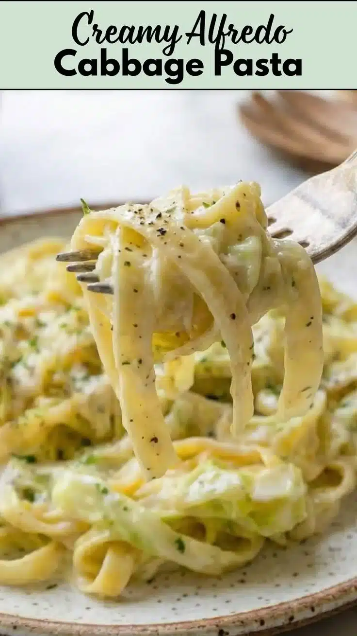 Keto Alfredo Cabbage 1 Keto Alfredo Cabbage dish with creamy sauce and fresh cabbage