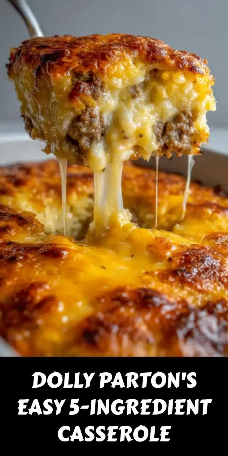 Dolly Parton's 5-Ingredient Casserole ready to be served