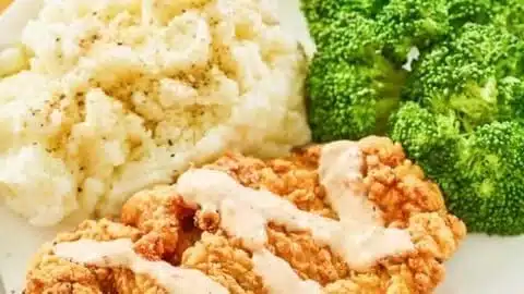 Outback Bloomin Fried Chicken Copycat Recipe served with dipping sauce