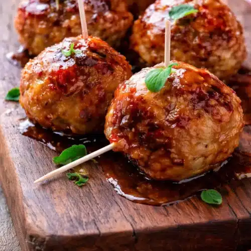 Cranberry Orange Chicken Meatballs