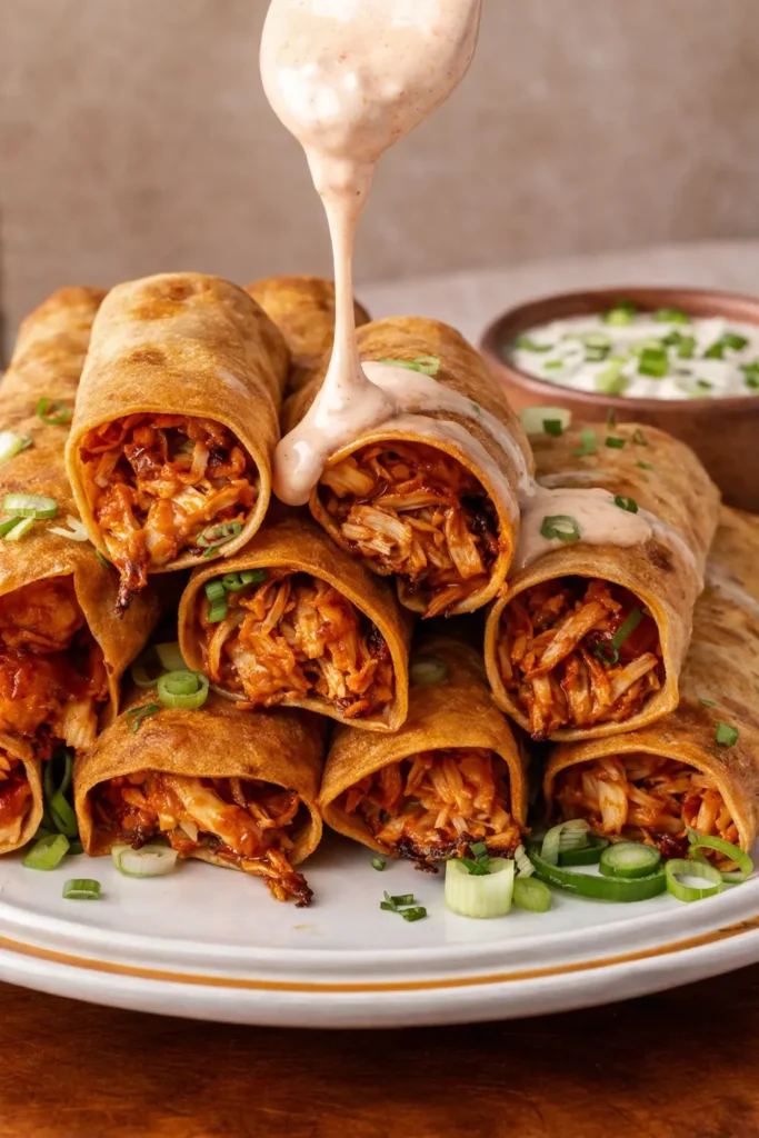 Crispy Chicken Taquitos
