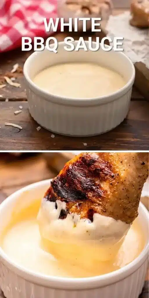 Delicious Alabama White BBQ Sauce drizzled over grilled chicken