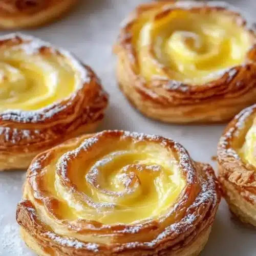 Delicious Keto Cream Cheese Danish served on a plate with berries