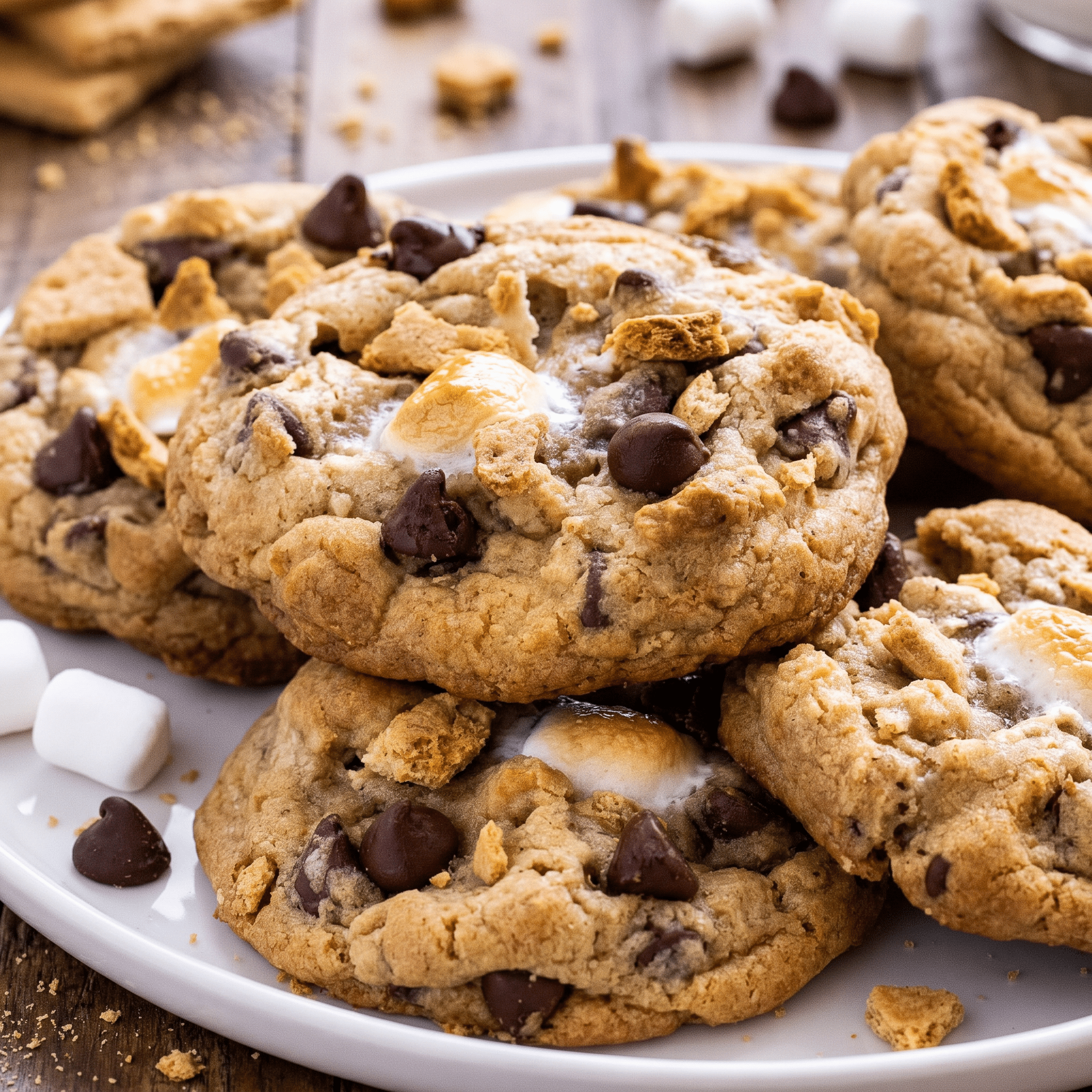 Best Smores Cookies Recipe for Chewy Toasted Marshmallows