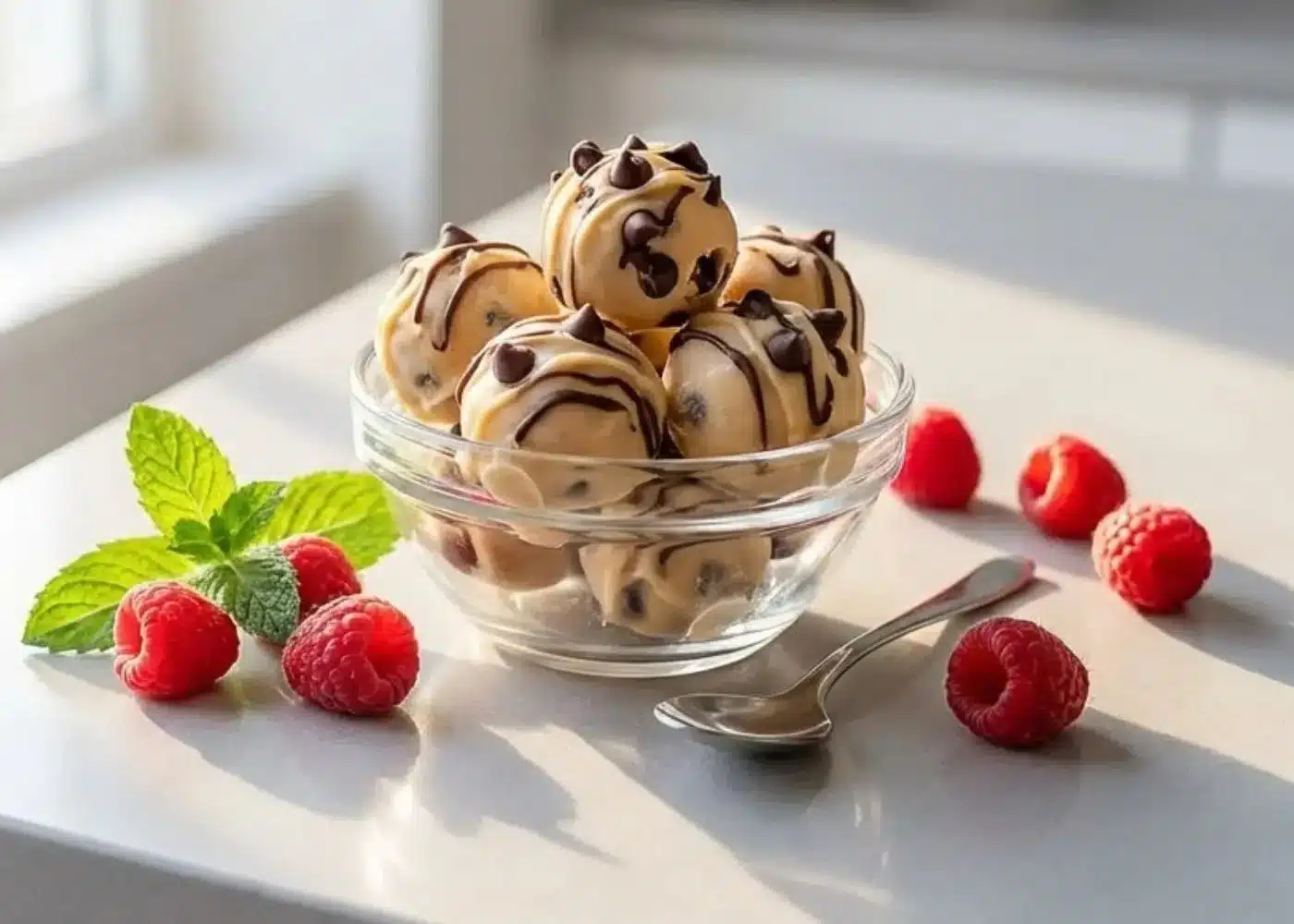 Frozen Greek Yogurt Peanut Butter Bites: healthy yogurt treats