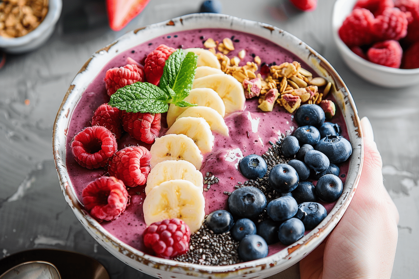 Acai Bowl Recipe: Creamy Berry Breakfast Bowl with Oat Milk