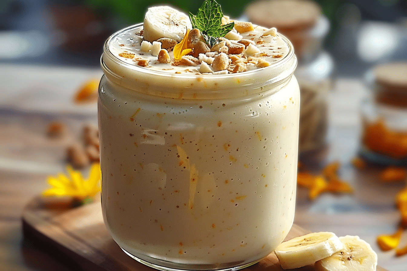 Easy Banana Chamomile Tea Smoothie Recipe