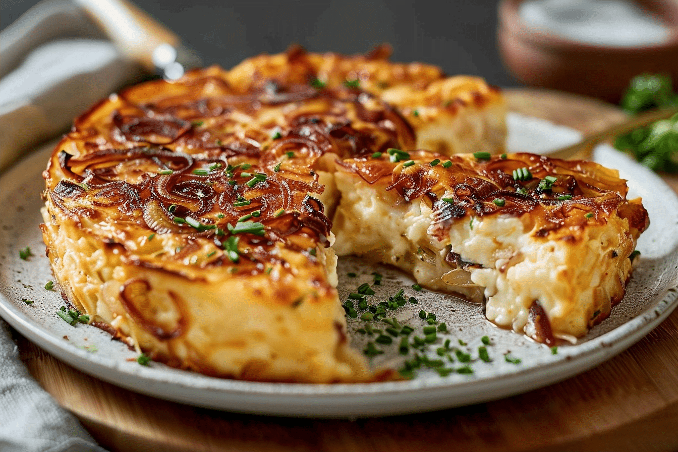 High Protein Cottage Cheese Bake | Easy Healthy Onion Recipe