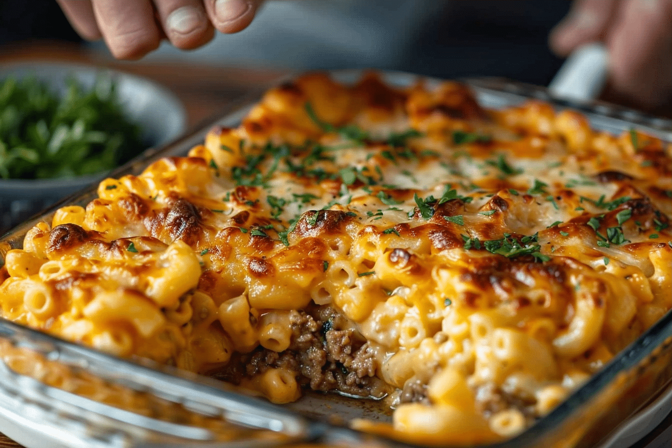 Mac and Cheese Meatloaf Casserole | Easy Comfort Food Dinner 2 image 1779220432021