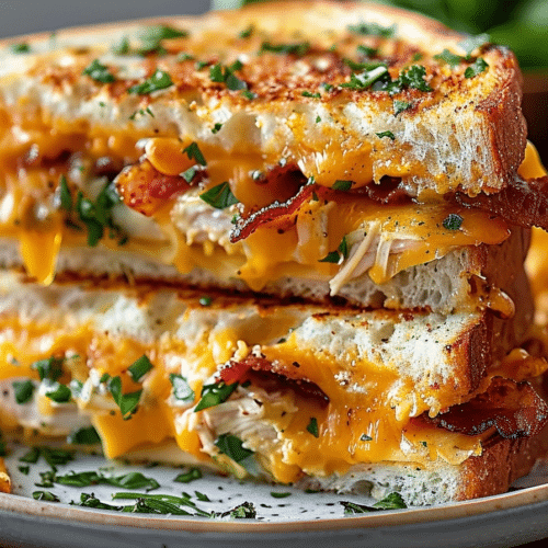 Cheddar Turkey Bacon Ranch Chicken Melt | Easy Cheesy Sandwich 3 Cheddar Turkey Bacon Ranch Chicken Melt | Easy Cheesy Sandwich