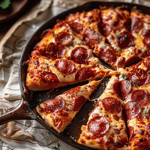 Best Skillet Pizza Recipe | Easy Crispy Homemade Pizza 3 Best Skillet Pizza Recipe | Easy Crispy Homemade Pizza