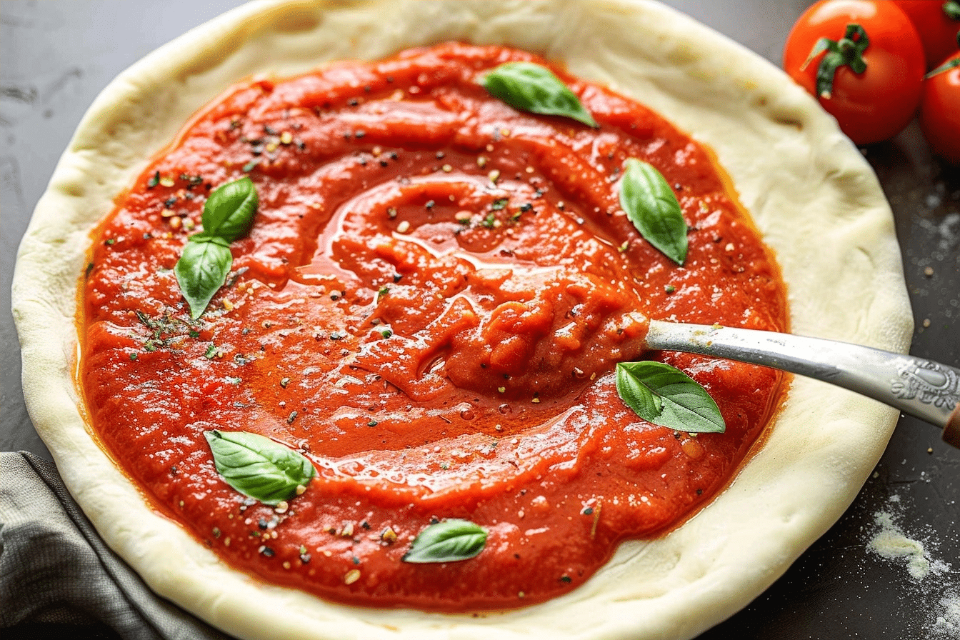 Easy Homemade Pizza Sauce | Fresh Tomato Sauce Recipe