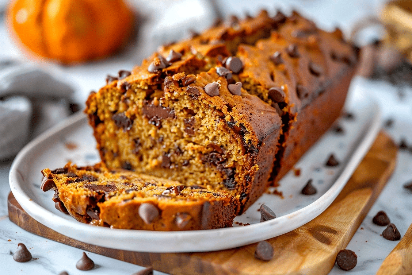 Best Pumpkin Chocolate Chip Bread | Easy Moist Fall Loaf