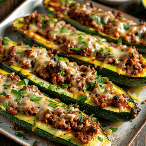 Easy Ground Beef Zucchini Boats | Healthy 35 Minute Dinner 3 Easy Ground Beef Zucchini Boats | Healthy 35 Minute Dinner