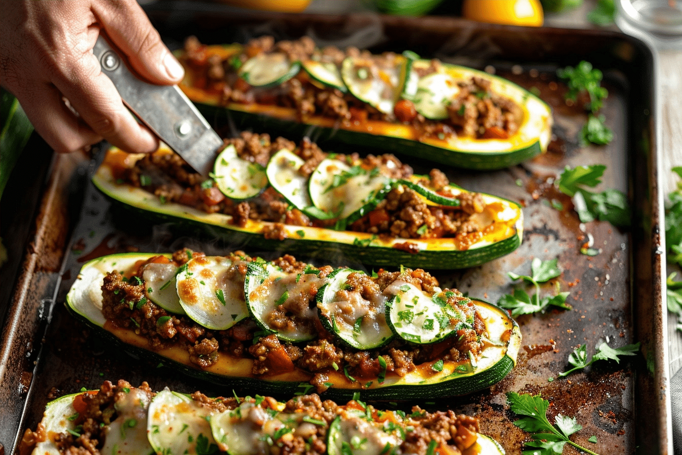 Easy Ground Beef Zucchini Boats | Healthy 35 Minute Dinner 2 image 1779376336706