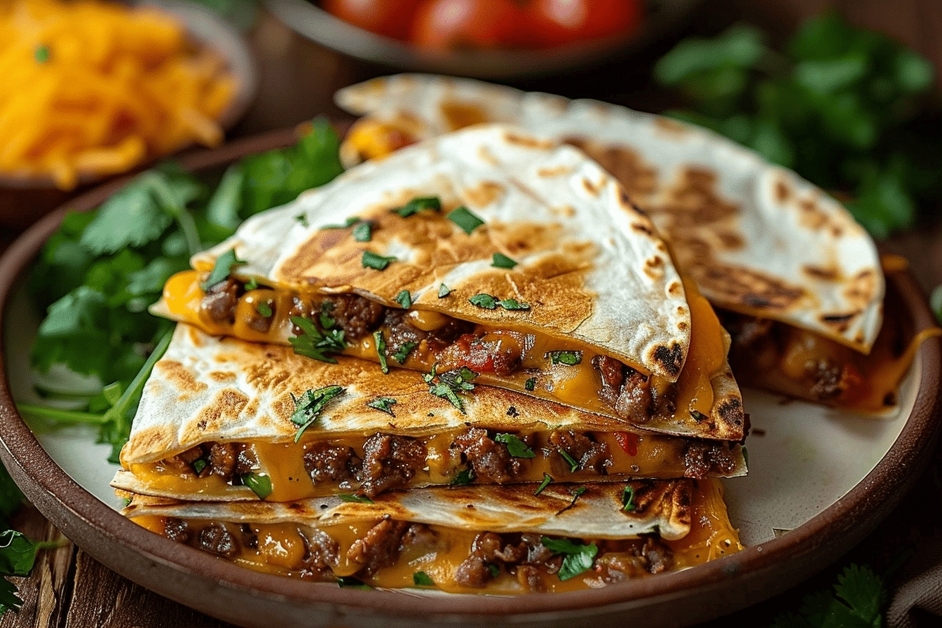 Smashburger Quesadillas | Easy Cheesy Comfort Dinner