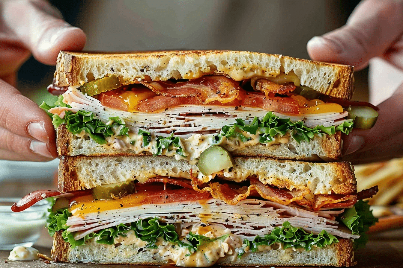 Ultimate Club Sandwich | Crispy Loaded Easy Lunch Recipe 2 image 1779379781830