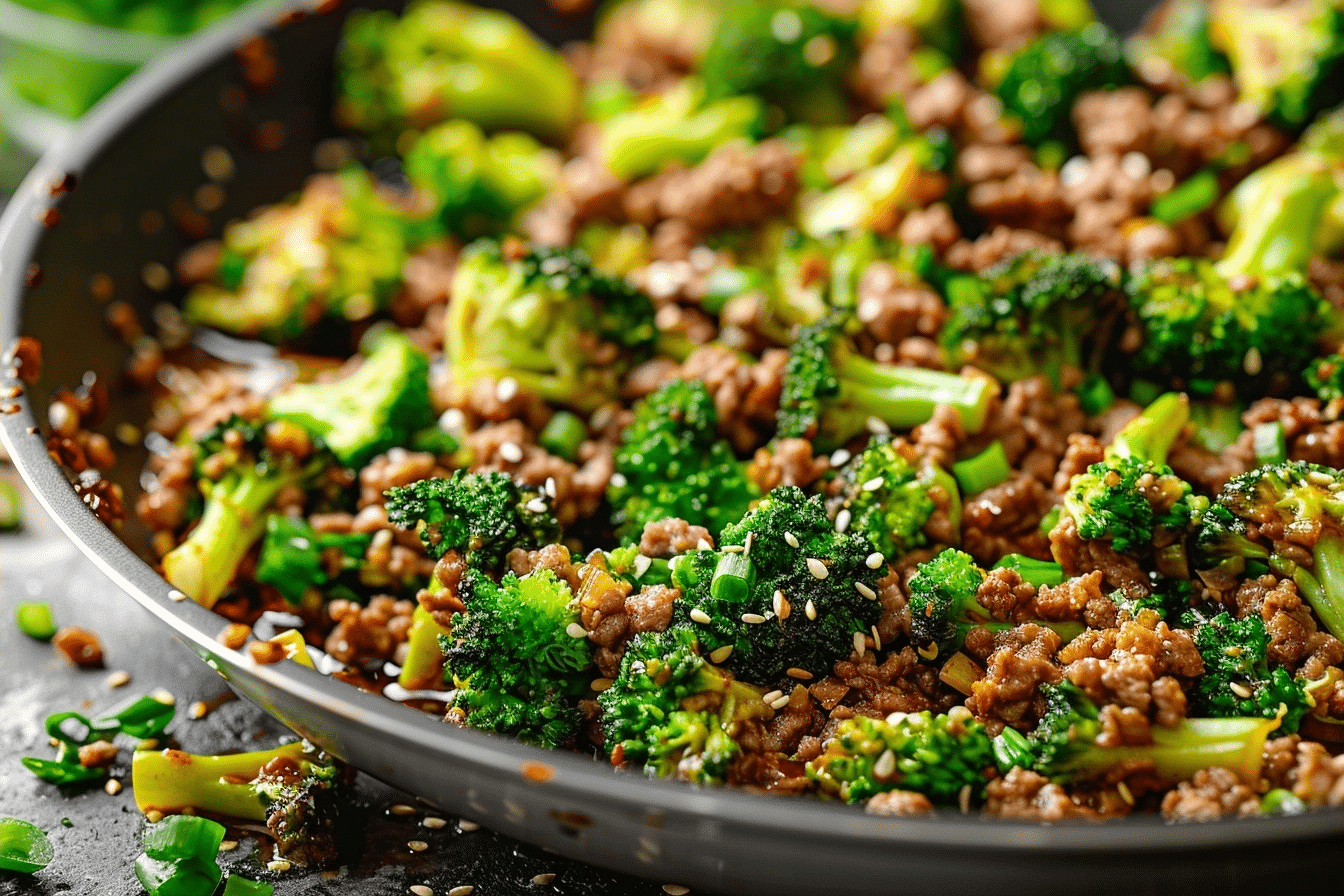 Ground Beef and Broccoli | Easy Healthy Dinner Recipe