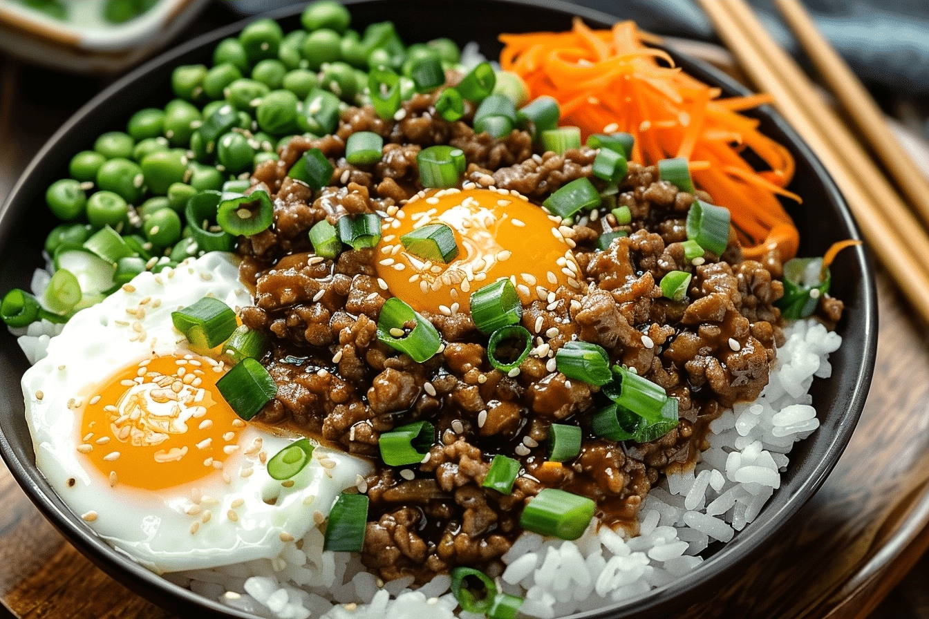 Korean Ground Beef Bowl | 25-Minute Healthy Dinner Recipe