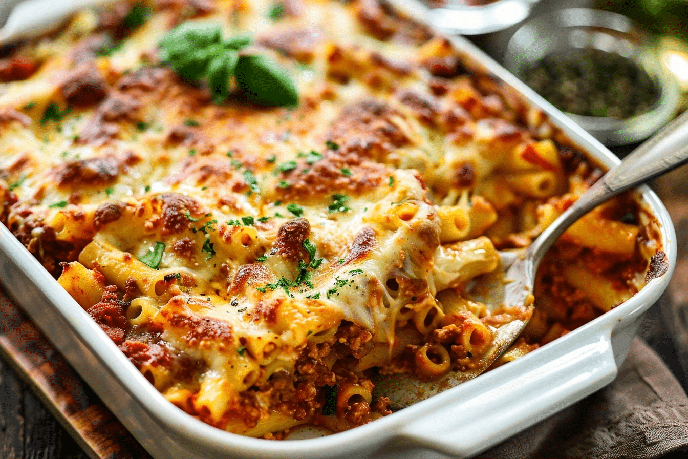 Best Ever Baked Ziti | Easy Cheesy Italian Pasta Bake
